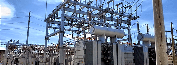 Electrical substation served by Brick City Metals